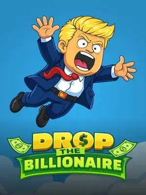 Homme d'affaires blond qui tombe en criant