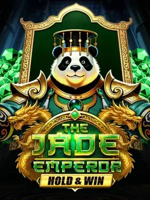 Panda empereur assis sur un trône vert