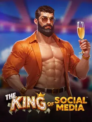 Homme barbu en chemise ouverte, coupe de champagne en main